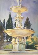 John Singer Sargent In a Medici Villa (mk18) Norge oil painting reproduction